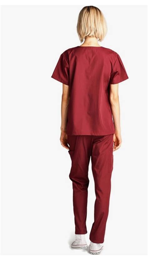 Dagacci Scrubs Medical Uniform Women And Man Unisex Scrubs Set Top And