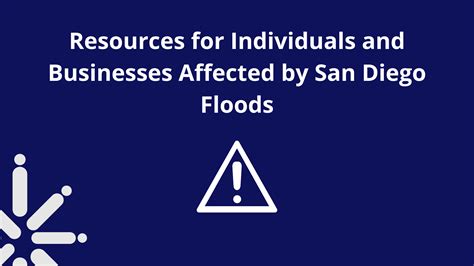 Resources for Individuals and Businesses Affected by San Diego Floods ...