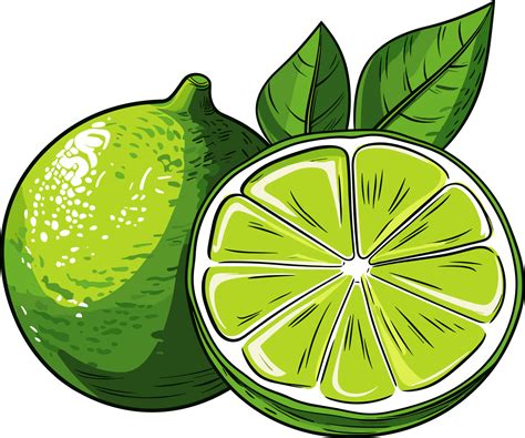 Ai Generated Lime Clipart Design Illustration 41454118 Png