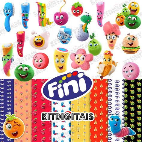 Para Imprimir Turma Fini Png - Fini Png Kit Digital Bala Fini e Papéis Digitais Decorativos | Bala ...