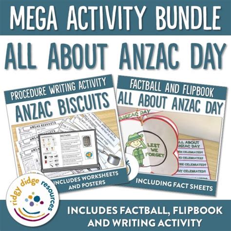 ANZAC Day Activity Bundle - Ridgy Didge Resources