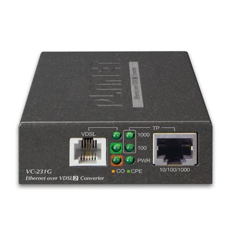 1 x GE Ethernet to VDSL2 Media Converter - Indigo Distribution