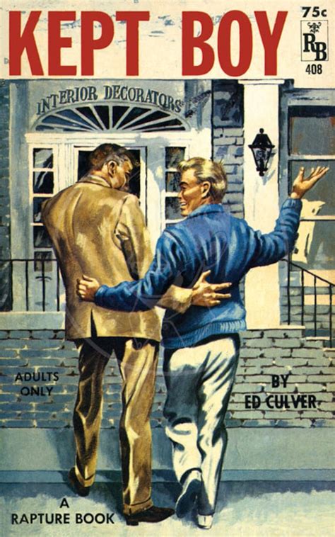 Kept Boy X Gicl E Canvas Print Of A Vintage Gay Pulp Etsy