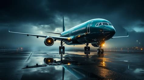 Commercial airplane HD 8K wallpaper Stock Photographic Image | Premium ...