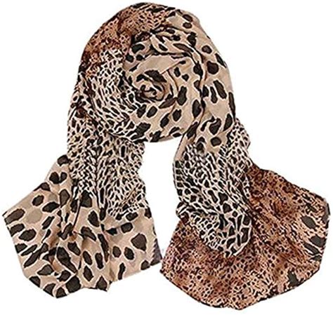 Amazon.co.uk: Animal Print Scarf