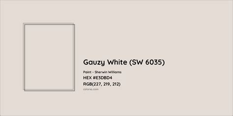 Sherwin Williams Gauzy White Sw Paint Color Codes Similar