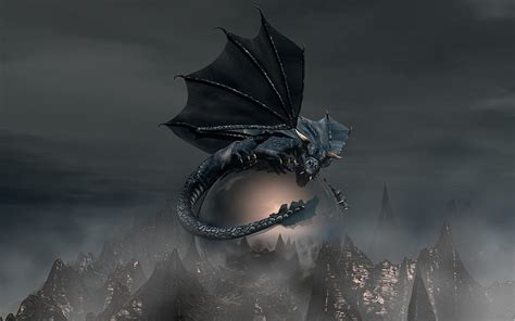 Black dragon-Dragon theme artistic design, HD wallpaper | Peakpx