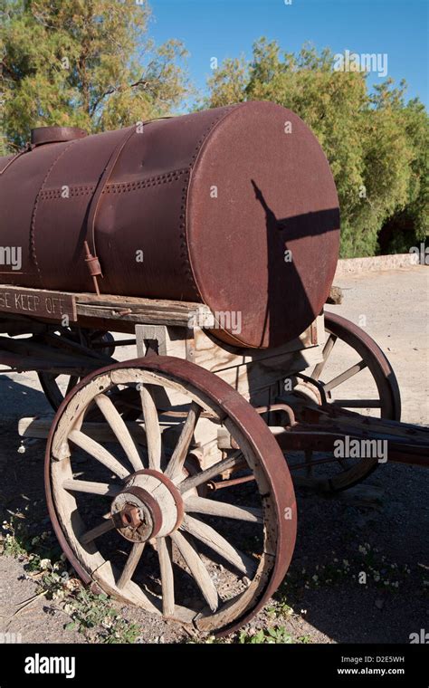 Twenty Mule Team Wagon At Furnace Creek In Death Valley National Park