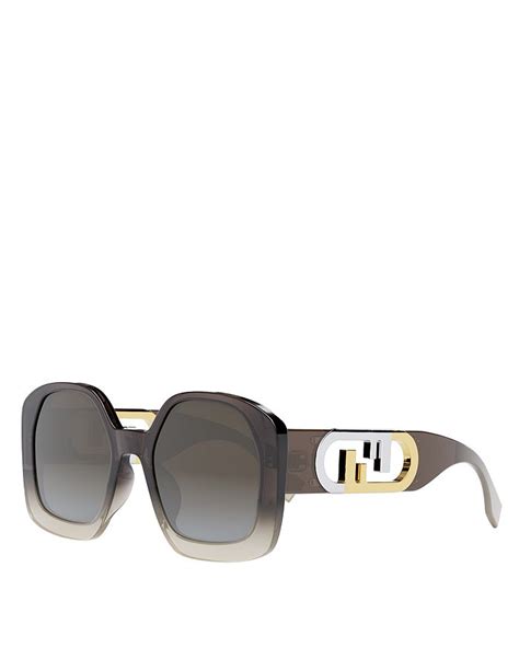 Fendi Olock Square Sunglasses 54mm Bloomingdales