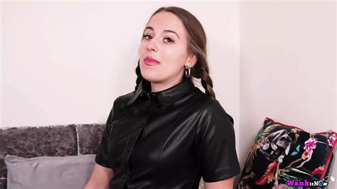 Your Hot Mistress Monika Smith Instructs You How To Jerk Off Brunette