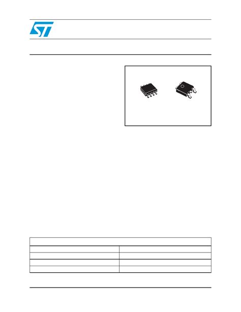 Kf B Datasheet Pages Stmicroelectronics Very Low Drop Voltage