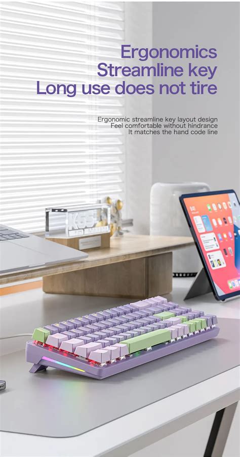 Customized Esports Hot Swappable Office Game Wired Keyboard