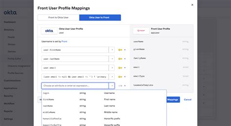 User provisioning with Okta