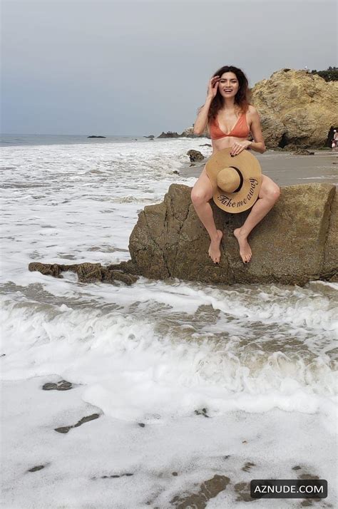 Blanca Blanco Poses In A Bikini At Matador Beach Aznude