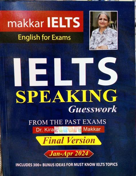 Buy Makkar IELTS Speaking From The Past Exams Jan Apr 2024 TK 70