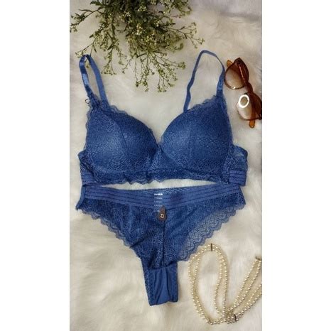 Conjunto De Lingerie De Renda Bojo Sem Aro Shopee Brasil