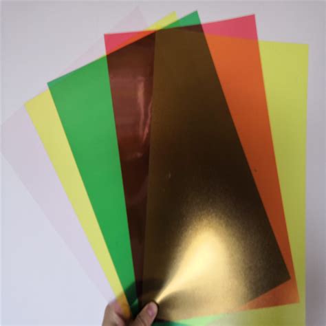 PVC Rigid Sheet A4 Size For Stationery Binding Cover Supplier HSQY