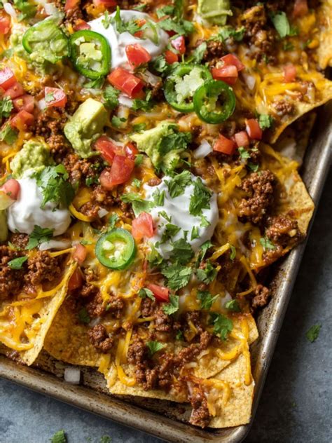 Leftover Taco Meat Recipes - Quick and Easy Beef Nachos