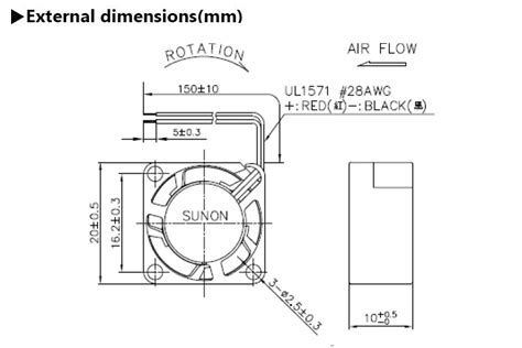 Standard Sunon Maglev 2010 20x10 20mm 20x20 Small 5v Dc Axial Flow ...