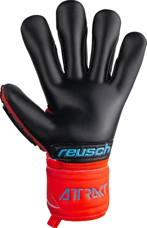 Torwarthandschuhe Reusch Attrakt Freegel Gold Finger Support Junior