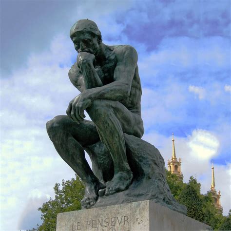 Rodin Bronze The Thinker Sculpture For Sale - SevenTreeSculpture