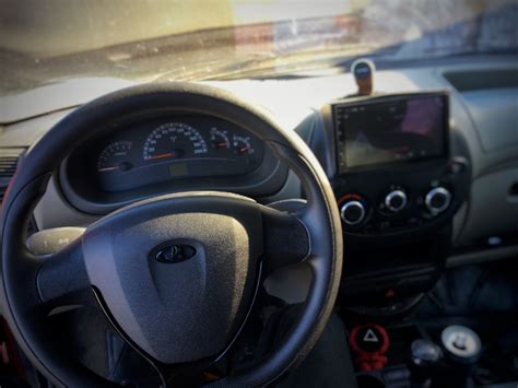 Руль Приора 2 на Калину 1 — Lada Калина седан, 1,6 л, 2007 года ...