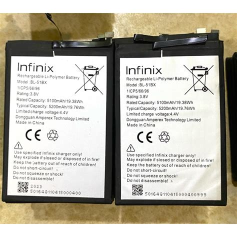 Jual Baterai Baterai Infinix Hot X Hot X Note X Bl Bx Original Shopee