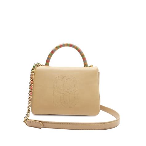 Bolsa Feminina Média Butterfly Alça Corrente SS24 Schutz Nude Specchio Loja de Moda Feminina