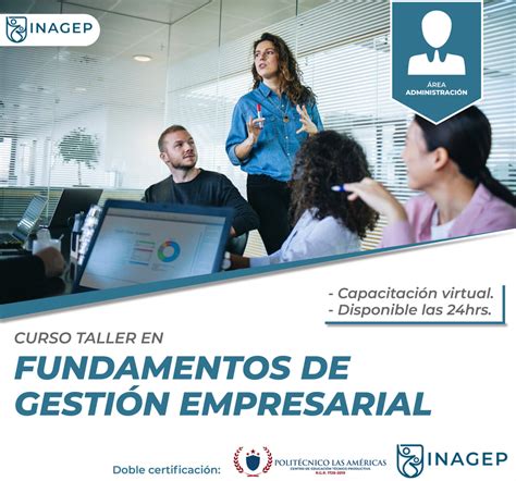 Curso Taller En Fundamentos De Gesti N Empresarial Inagep