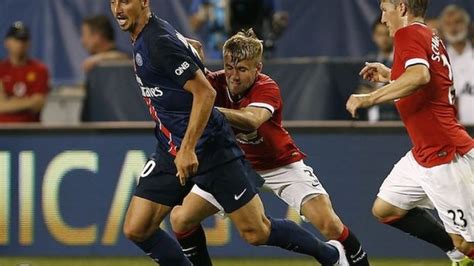 Vid O Le Psg Encha Ne Contre Manchester Et Remporte Son Premier