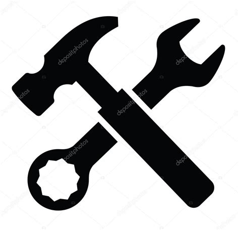 Wrench And Hammer Wrench And Hammer Stock Vector Bioraven