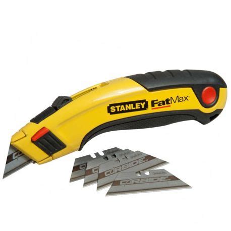 Cutter à lame rétractable 5 lames CARBIDE FATMAX STANLEY