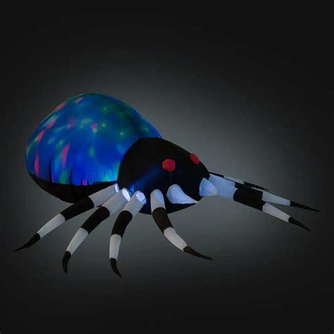 5 ft. LED Giant Spooky Spider Halloween Inflatable