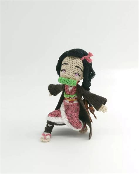 Anime Nezuko Crochet Pattern Nezuko Pattern Pdf Amigurumi Anime