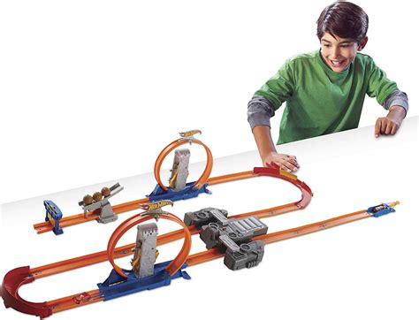 Pista Hot Wheels Track Builder Total Turbo Takeover Mattel BGX89 Star Brink Brinquedos