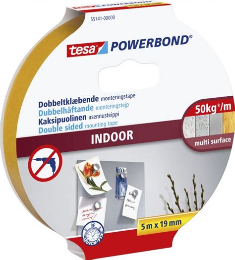 Asennusteippi Tesa Puolinen Powerbond Indoor Sis K Ytt N M X Mm