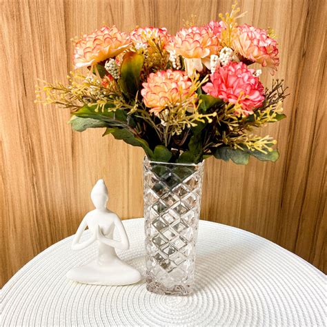 Vaso De Flor Decorativo Para Mesa