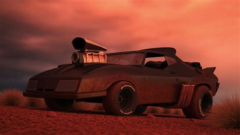 Mad Max 2 Interceptor 3D :: Behance