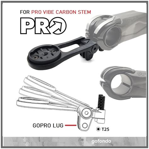 PRO Vibe CARBON Stem Computer Mount GARMIN BRYTON WAHOO Shopee Malaysia