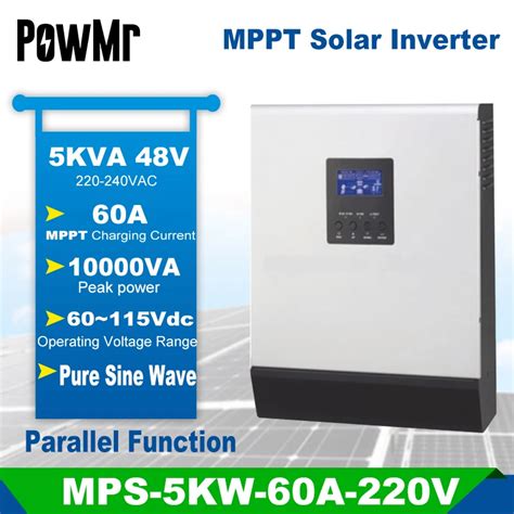 Solar Inverter Kva W Off Grid Inverter V To V A Mppt