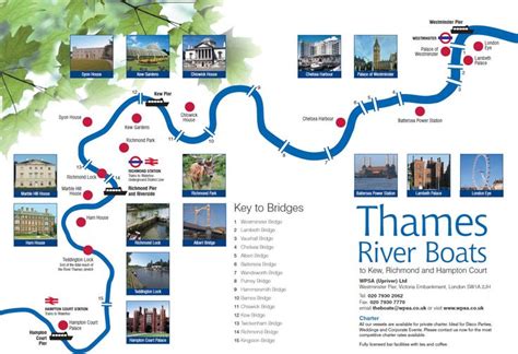 Thames River Boat Route Map Londres Viajes A Londres Barcos