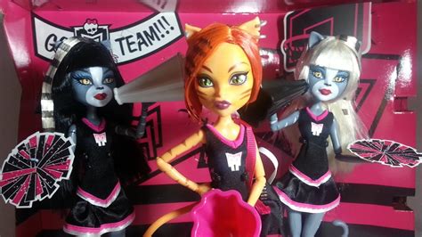 Review Monster High Fearleading 3 Pack Youtube