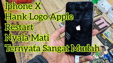 Iphone X Nyala Mati Logo Apple Mati Iphone X Hank Logo Apple Youtube