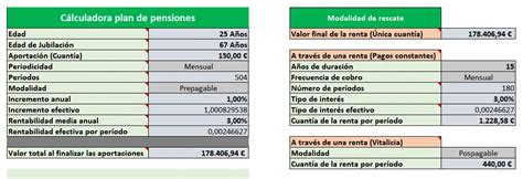 Plantilla Excel C Lculo Jubilaci N Gratis