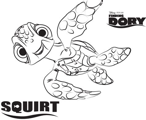 Dory Finding Nemo Coloring Pages At Free Printable Colorings Pages To Print