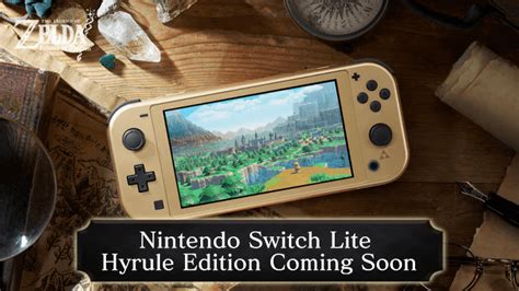 Nintendo Switch Lite Hyrule Edition Coming Soon Zelda Echoes Of