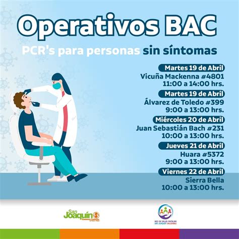 Ilustre Municipalidad de San Joaquín on Twitter Nuevos operativos BAC