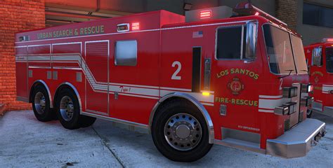 Los Santos Fire Rescue Department Livery Pack San Diego Eup And