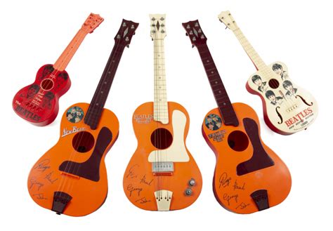 The Beatles Themed Toy Guitars