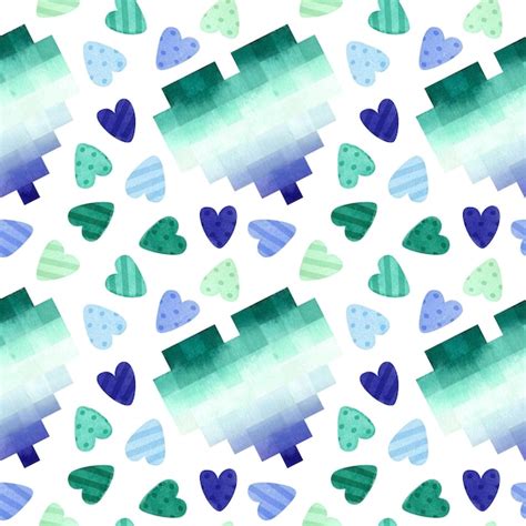 Premium Psd Gay Pride Seamless Pattern With Rainbow And Hearts Lgbt Pride Month Psd Clipart